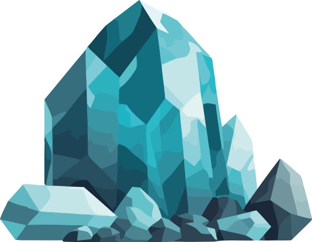 几何雪花在时间里凝固图片下载