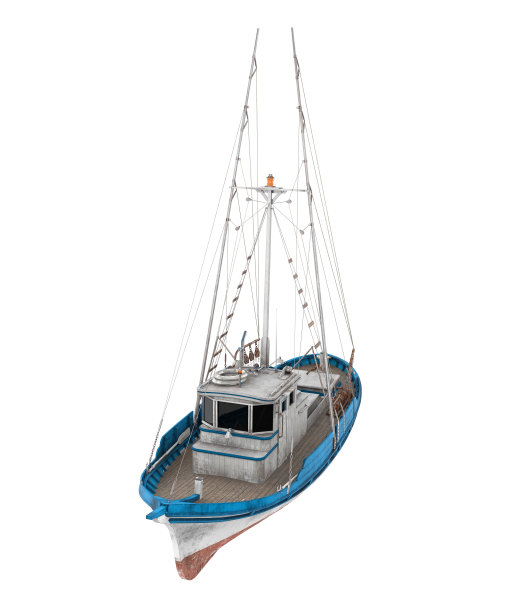 隔离渔船图片下载