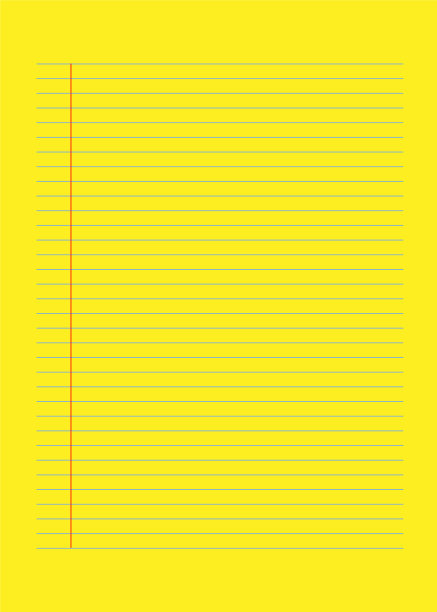 黄色的记事本图片下载