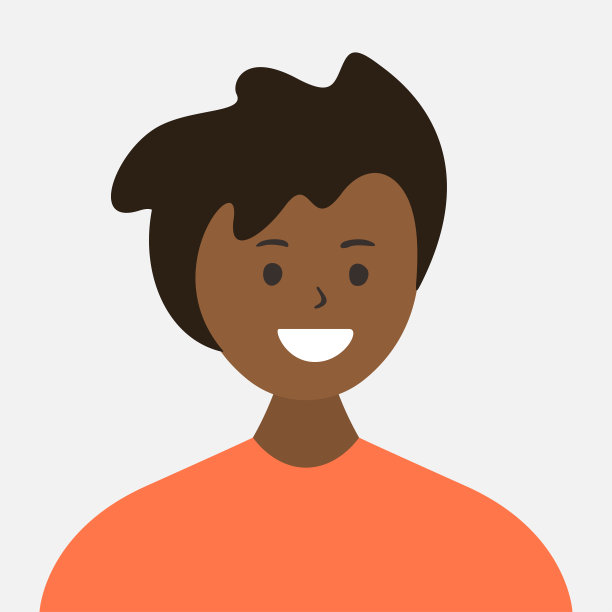 摘要头像图标-配置文件不同的空脸的社会网络和应用程序-矢量插图图片下载