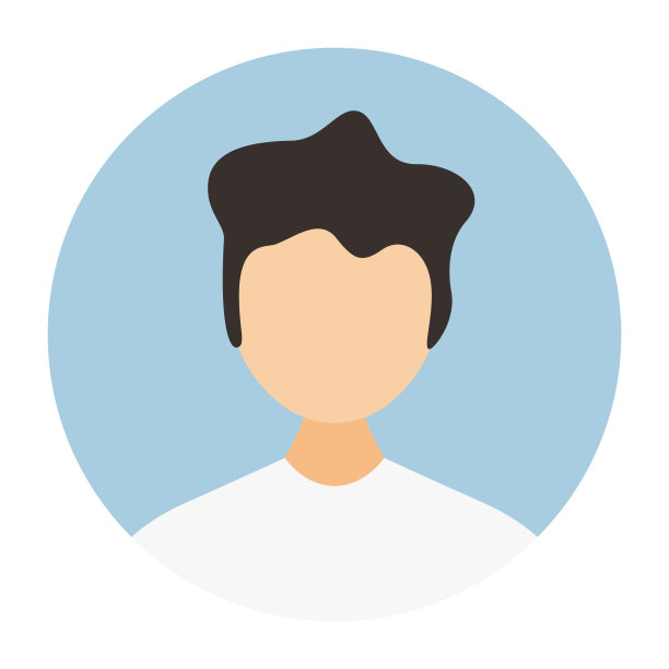 摘要头像图标-配置文件不同的空脸的社会网络和应用程序-矢量插图图片下载