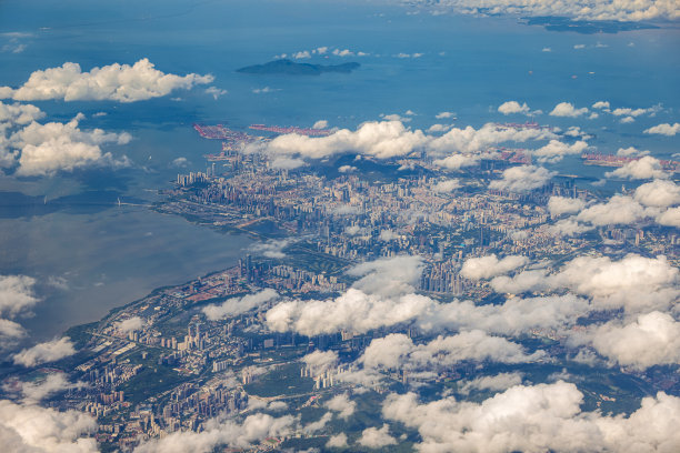 大湾区航拍图图片下载