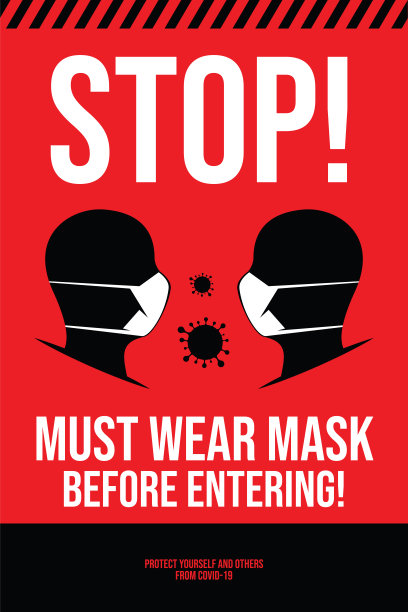 病毒病媒介带口罩图标。新型冠状病毒病概念设计图库。Covid-19向量模板图片下载