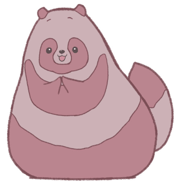 一只浣熊眨着眼睛盯着我们图片下载