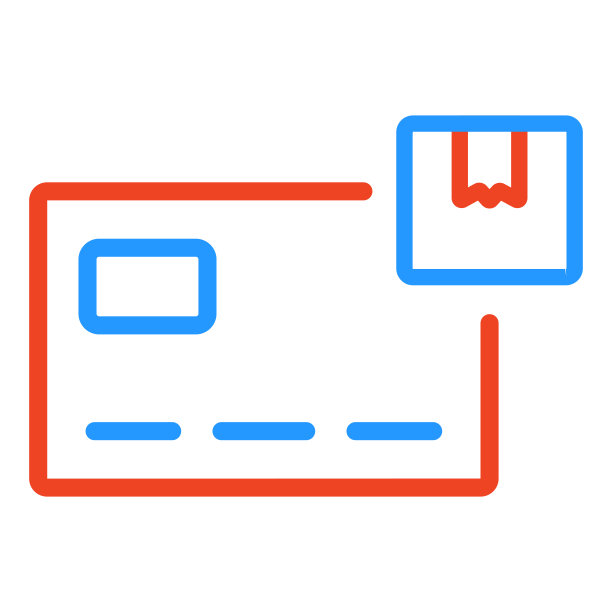 提纲卡支付图标隔离在白色背景图片下载