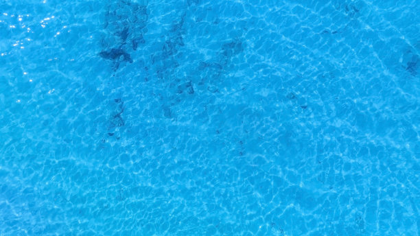 热带海滩水与清澈的海水在海滩的背景图片下载