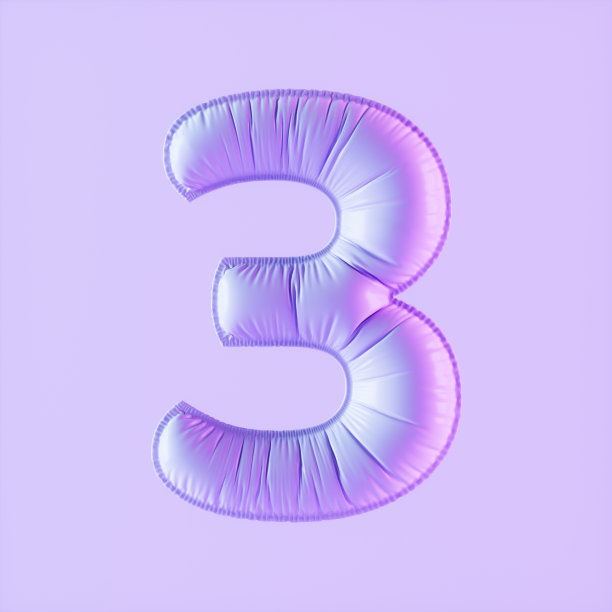 3号气球霓虹灯图片下载