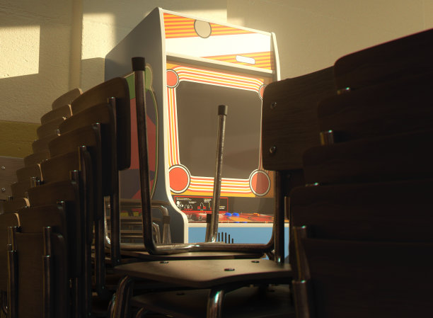 房间里的街机游戏图片下载