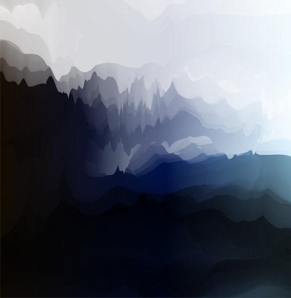 辉光梯度山景观海报背景图片下载