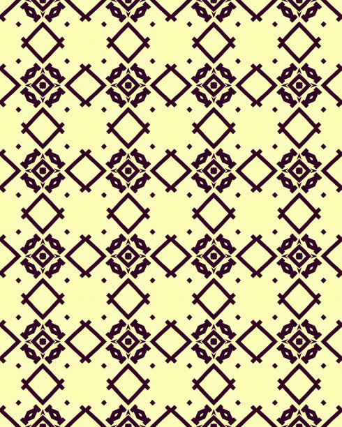 美丽的几何无缝图案设计装饰，壁纸背景插图与奶油色和米色的背景图片下载