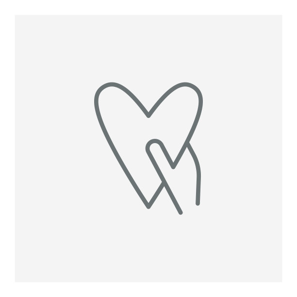 手中的爱心图标图片下载