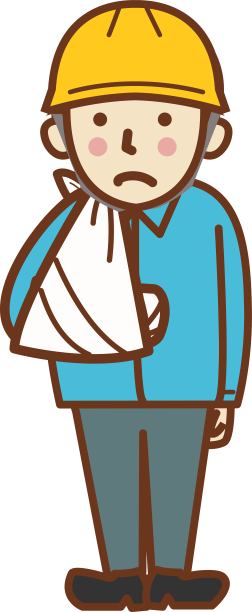 一个手臂断了的人。图片下载