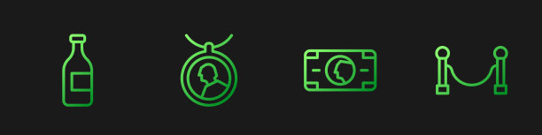 套行叠纸钱现金瓶酒图片下载