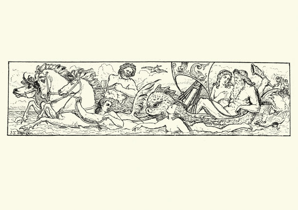 【神话】海神尼普顿(波塞冬)，海神图片下载