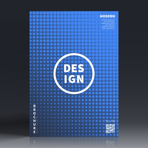 宣传册模板布局，蓝色封面设计，企业年度报告，传单，杂志图片下载