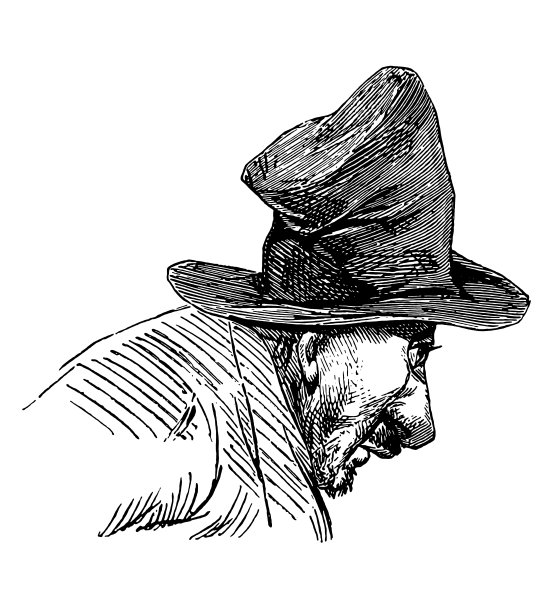 戴帽老人图片下载