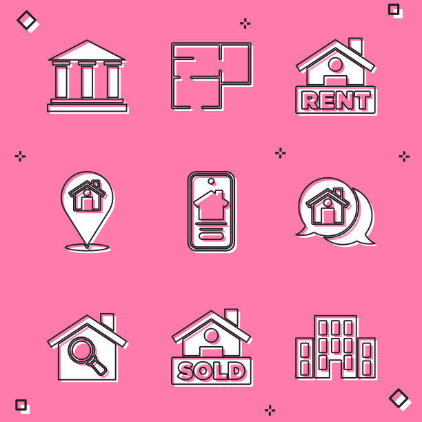 设博物馆建筑房屋平面图挂牌用图片下载