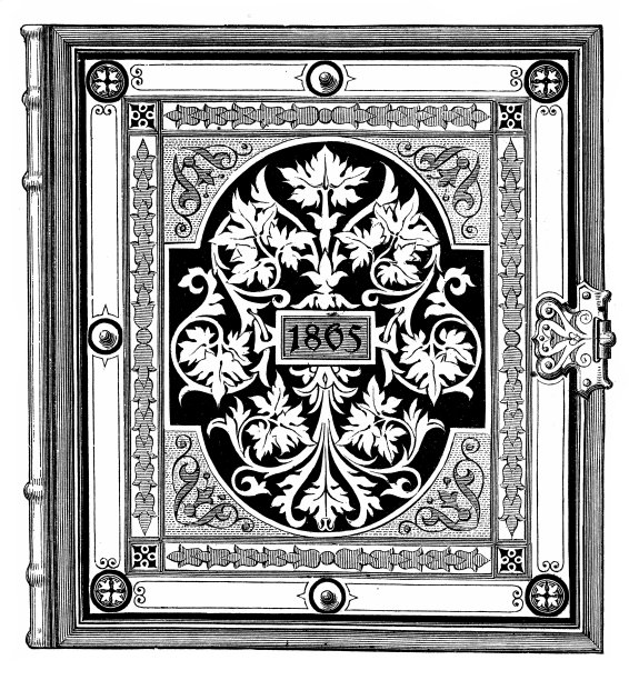 皮革相册装饰图案图片下载