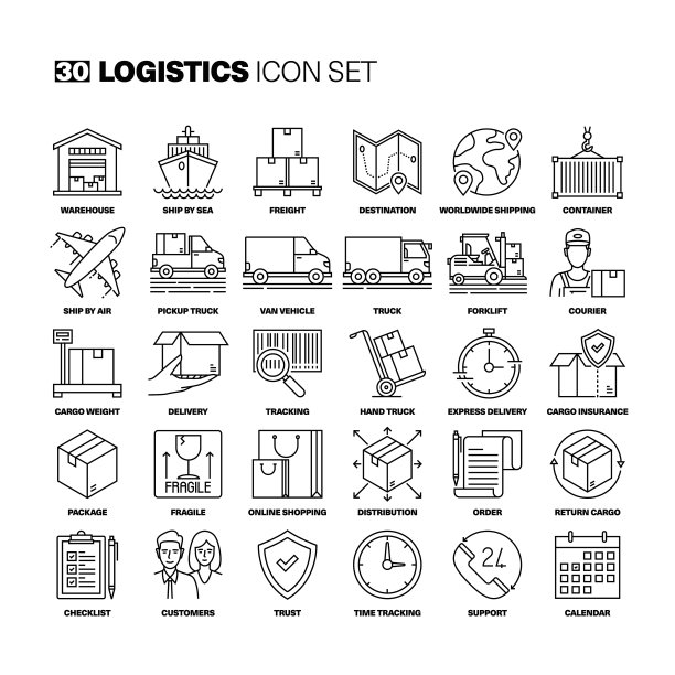 物流线图标设置图片下载