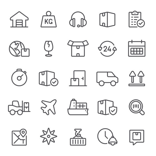 物流的图标图片下载