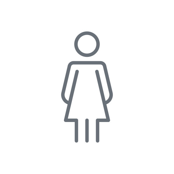 女性符号线条图标图片下载
