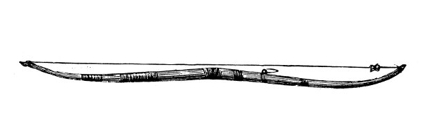 古董插图，民族志和土著文化:非洲，蒙加弓图片下载