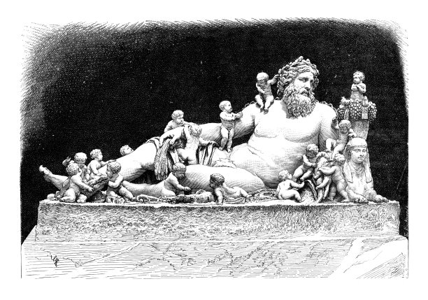 尼罗河雕像和狮身人面像于1513年被发现图片下载