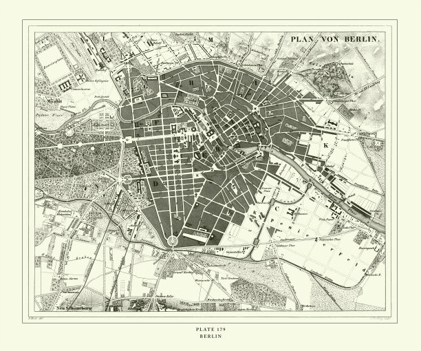 雕刻古董，柏林雕刻古董插图，1851年出版图片下载