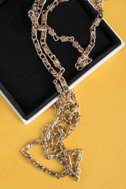 盒子里的金链子图片下载