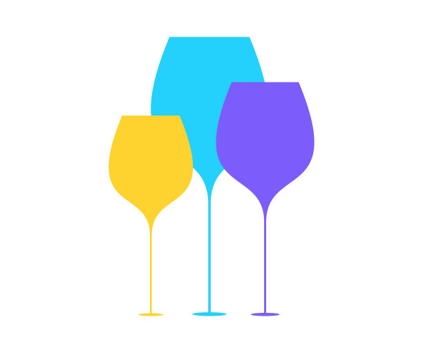 葡萄酒杯设计图片下载