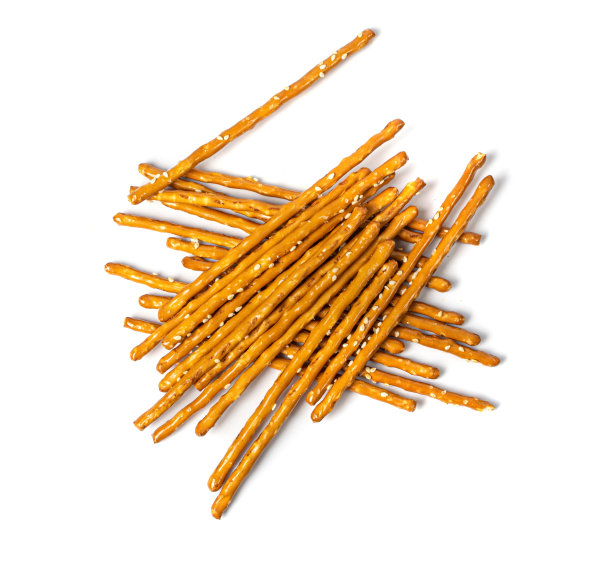 采购产品面包棒，椒盐卷饼吸管，芝麻格里森尼，椒盐卷饼零食与芝麻，长木条图片下载