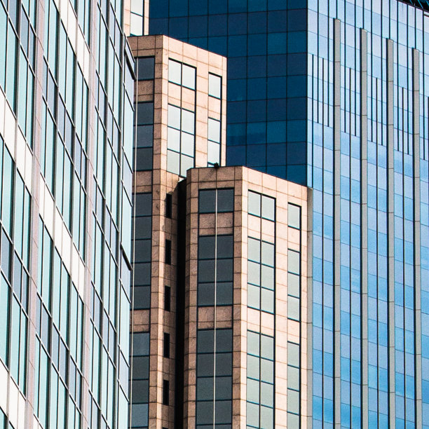 建筑窗口抽象，纳什维尔，田纳西州图片下载