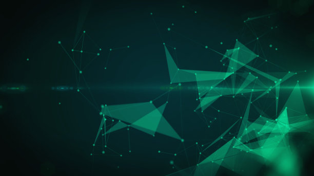 数字抽象丛点线连接结构旋转环极简几何图案插图背景。图片下载