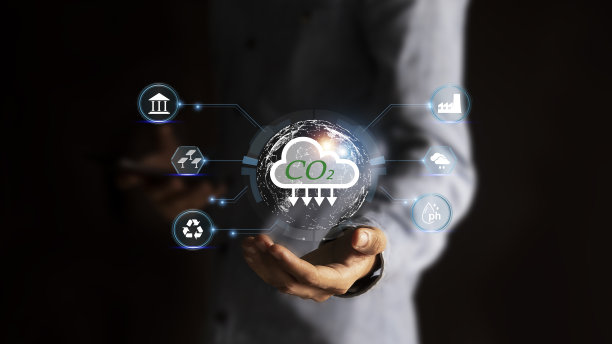 环境、社会与治理可持续产业以绿叶为背景减少大气中二氧化碳排放的概念。图片下载