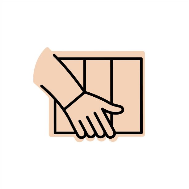 发货快，交货快。黑线图标。盒子。新潮的平面孤立符号，标志可用于:插图，轮廓，标志，移动，应用程序，徽标，设计，网页，开发，ui, ux。向量EPS 10图片下载