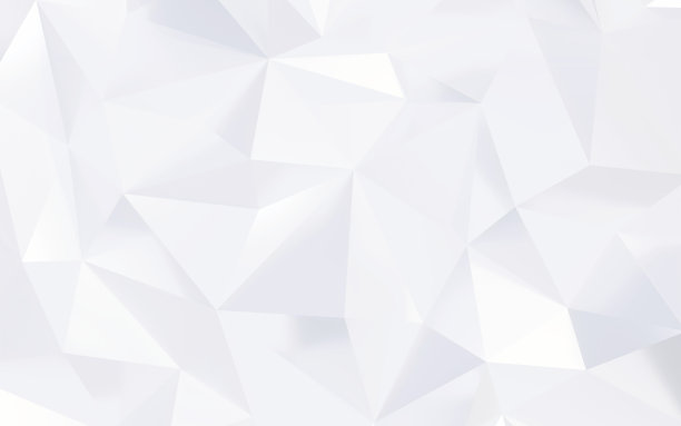 抽象几何白灰色背景色，多边形，低多边形图案。3D渲染图。图片下载
