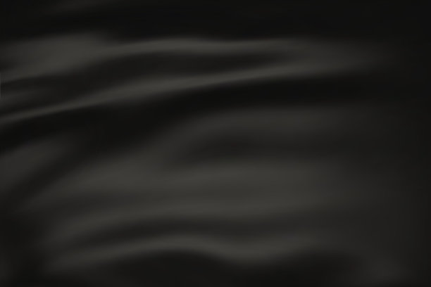 黑色丝绸的特写纹理。黑色面料表面背景纹理光滑。光滑优雅的深褐色丝绸。纹理，背景，图案，模板。3D矢量插图。图片下载