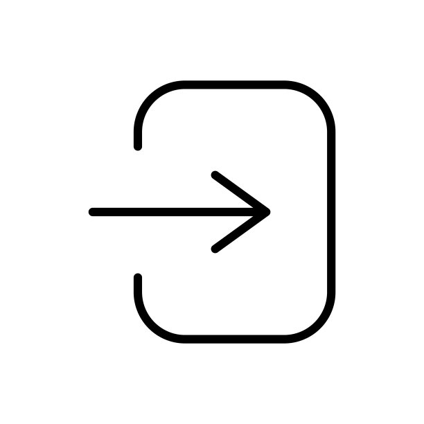 退出箭头矢量插图。导入导出图标黑色。入口标志。用户注销符号。简单的平面隔离应用程序，网页，广告，开发，横幅，按钮，界面，ui, ux, gui。矢量EPS 10图片下载