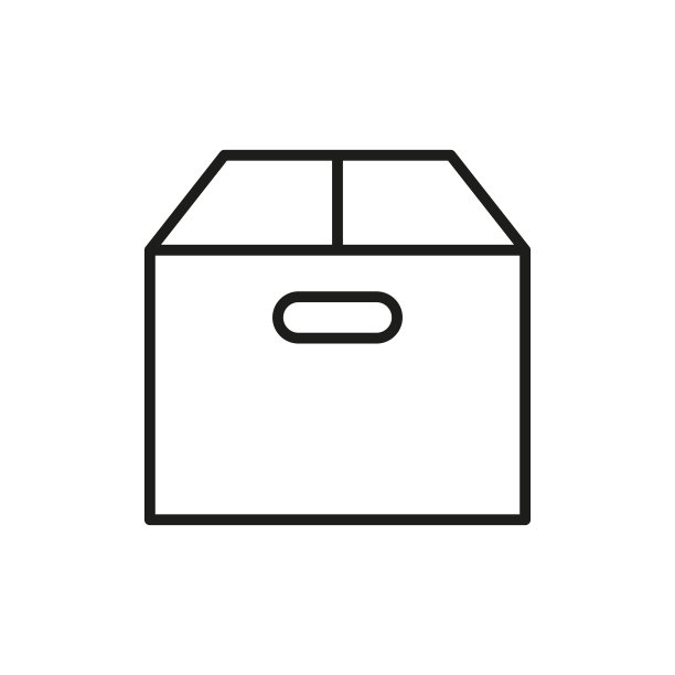 纸箱与胶带黑色矢量插图隔离在白色EPS 10。配送包概念图标。平面，方框符号，标志:信息图，标志，应用程序，横幅，网页设计，开发，ui。图片下载