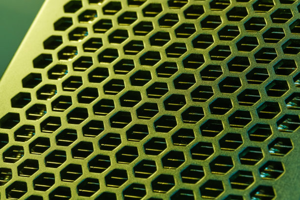 六角金属格栅图片下载