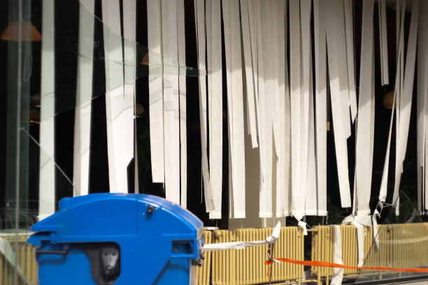 一场强大的风暴袭击了巴尔干半岛和塞尔维亚诺维萨德，带来了强风和暴雨，屋顶受损，窗户破裂，树木连根拔起图片下载