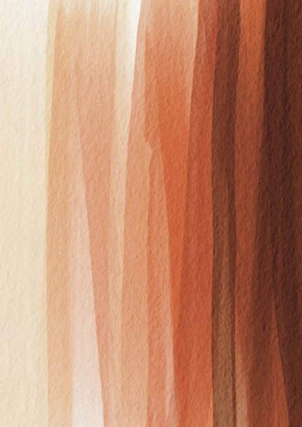 红色和砖棕色的笔触在纸上装饰秋天和乡村风格。图片下载