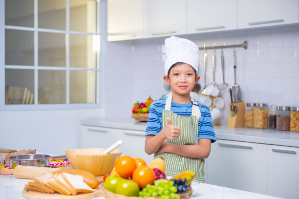 父子做饭图片下载
