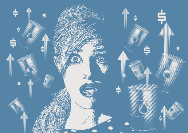 不断增长的油价图片下载