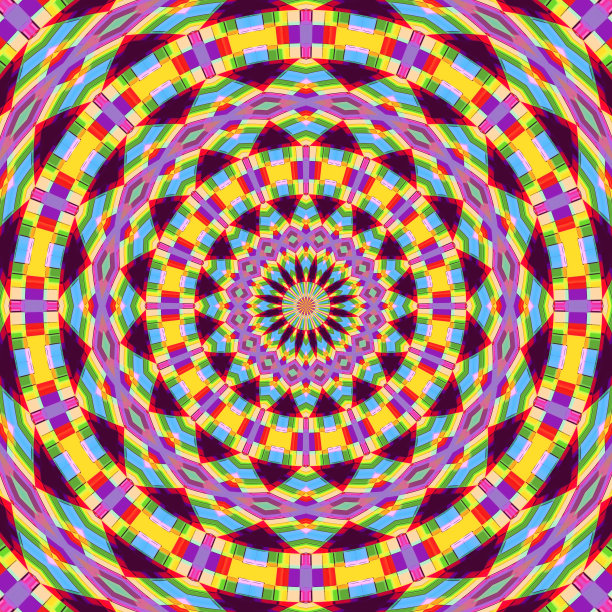 几何形状抽象的圆形图案图片下载