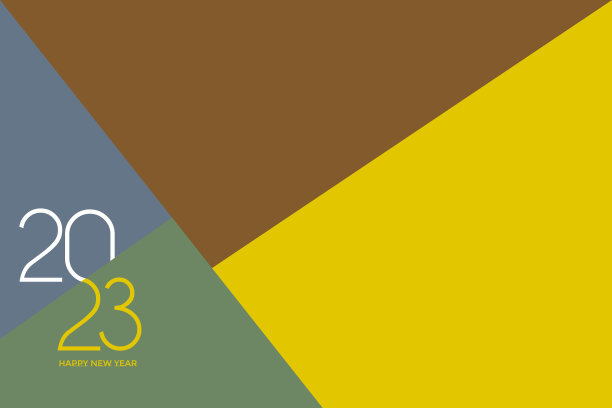 2023. 新年。抽象数字矢量插图。节日设计为贺卡，请柬，日历等矢量股票插图图片下载