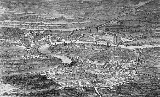 意大利维罗纳鸟瞰图图片下载