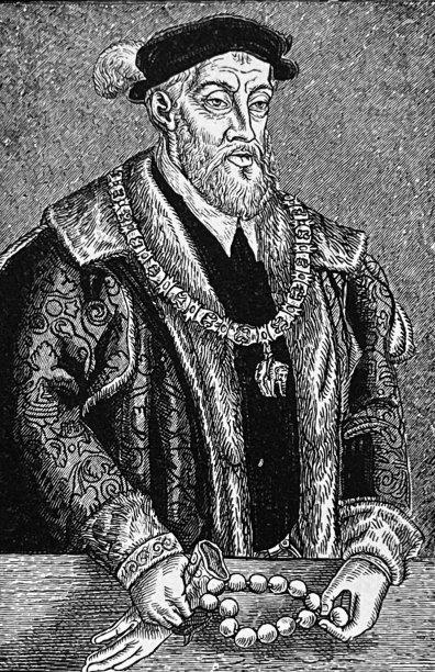 卡尔五世临终时，站在桌子旁图片下载