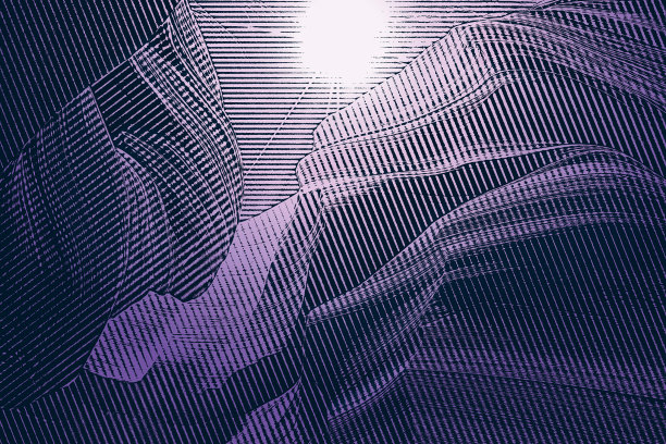 阳光明媚的羚羊峡谷图片下载