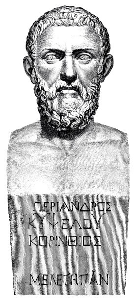 希腊独裁者佩里安德的半身像图片下载